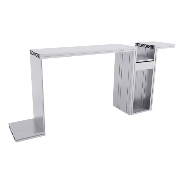 Paris Console Table from Aluminium Exchange For Sale