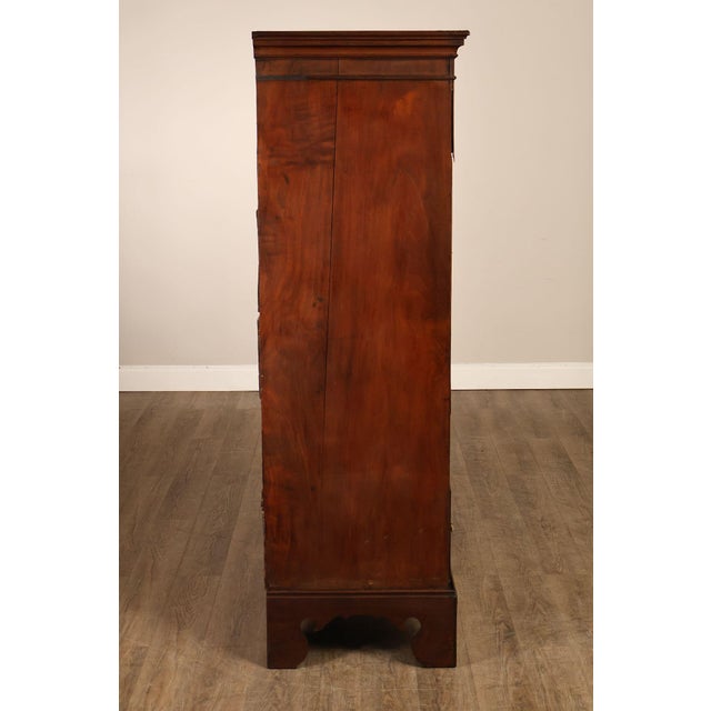 Antique 18th Century American Walnut Tall Chest Of Drawers For Sale - Image 13 of 18