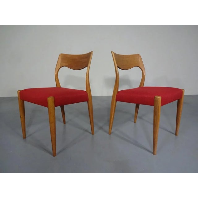 Set of Danish Oak Dining Chairs, 1960s For Sale - Image 17 of 17