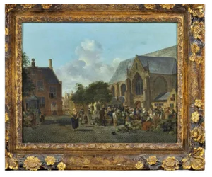 Jan Ten Compe, Landscape, Oil on Canvas, Framed
