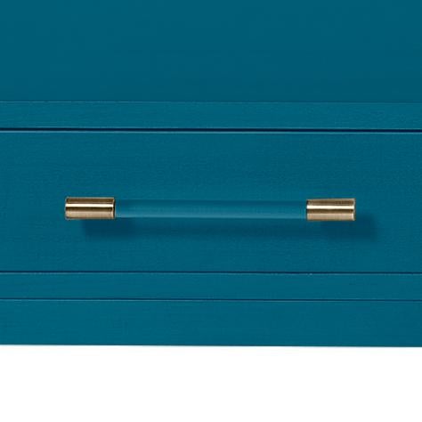 Please not this product takes a minimum of 8 week to make before shipping This desk features three drawers resting on a...