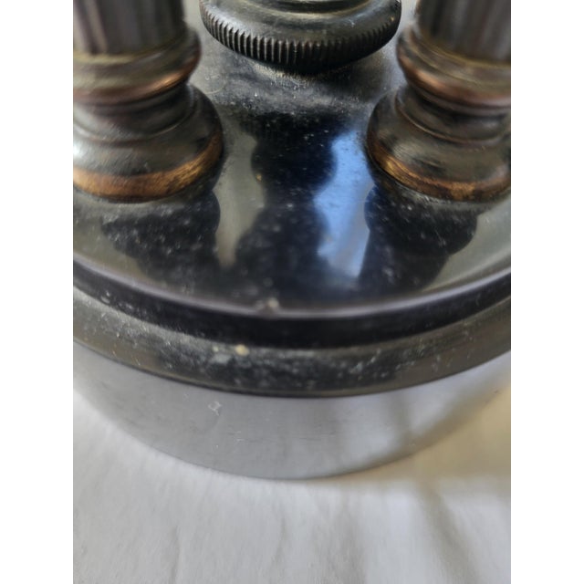 19th Century Neoclassical Grand Tour Temple Rotundas in Noir Belge Marble, 1875 For Sale - Image 6 of 10
