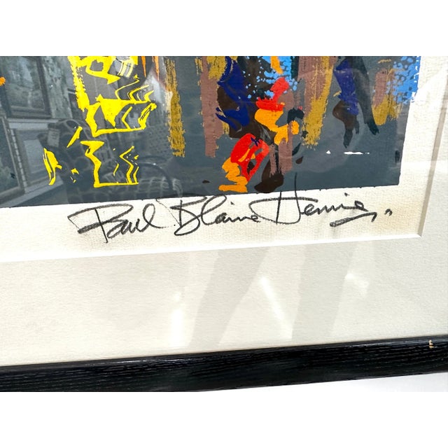 PAUL BLAINE HENRIE, AMERICAN (1932–1999) Cityscape Serigraph on Paper Member: Laguna Beach Art Association, Carmel Art...