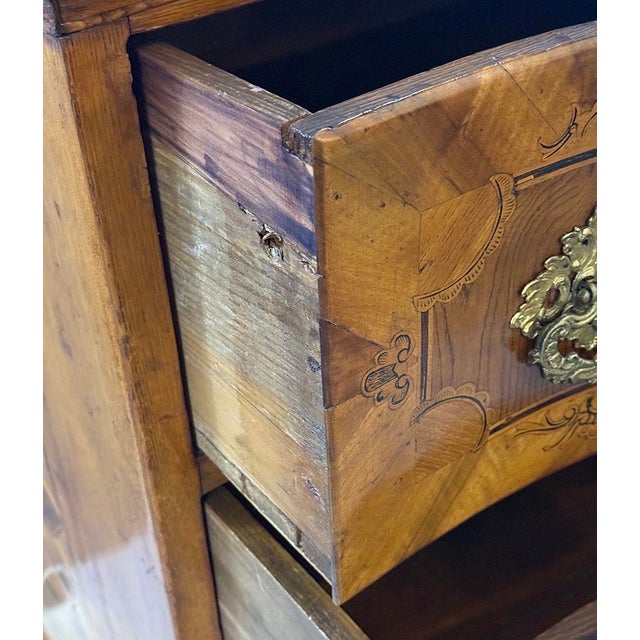 Antique Baroque Chest of Drawers with Inlays, 1790s For Sale - Image 9 of 11