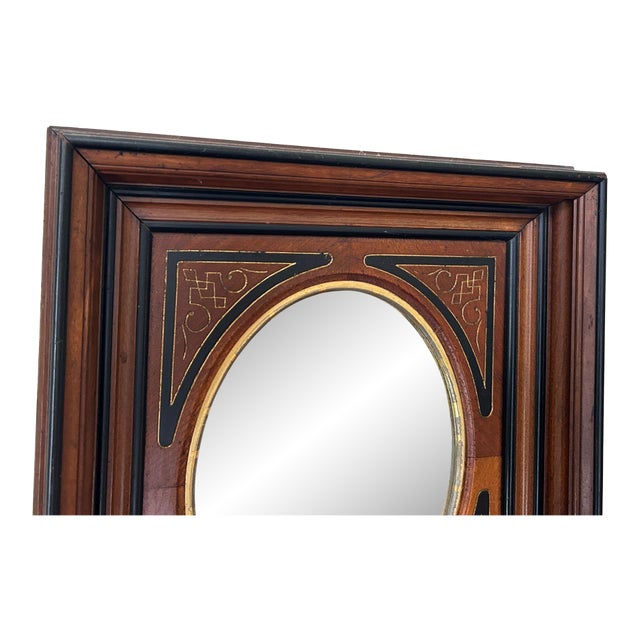 Eastlake Victorian-Style Framed Mirror For Sale