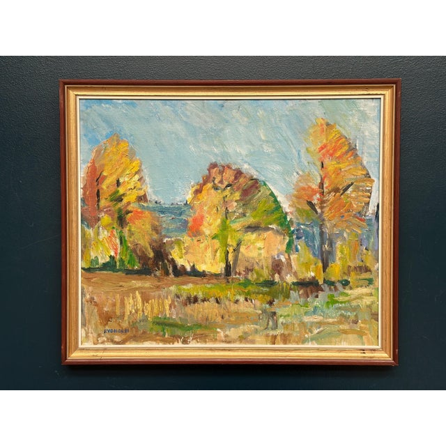 Gunnar Rydholm, Klar September, 1960s, Oil on Canvas, Framed For Sale - Image 15 of 18