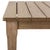 Spritely Home Martinique Wood Patio Coffee Table, Natural For Sale - Image 4 of 10