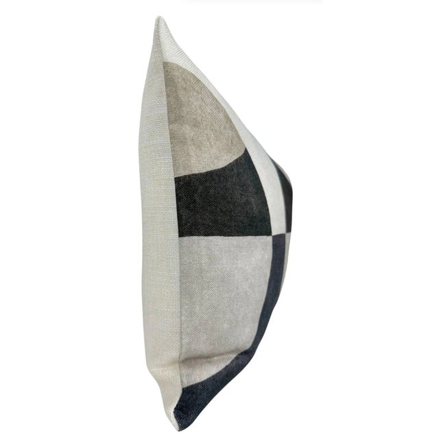 ⭐️ Ships Within 2 Days 20x20 Pillow On the Front: Colonnade Printed Fabric On the Back: Ivory Linen Fabric Fabric Content:...