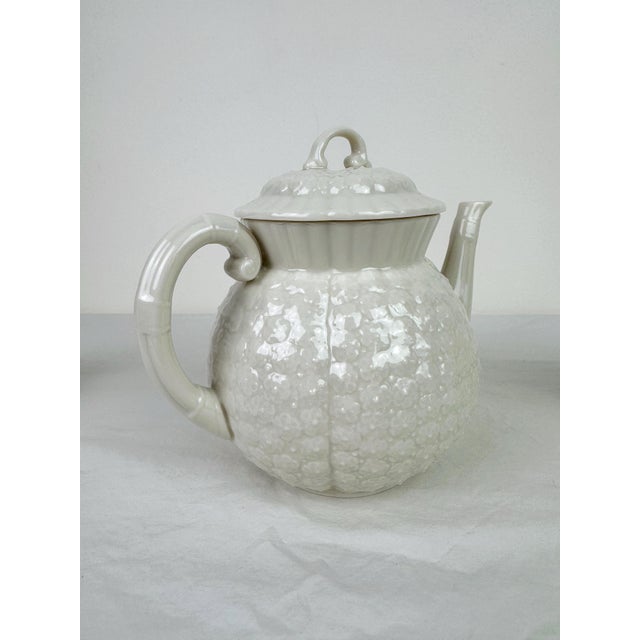 Lenox 1940s Lenox Hawthorne White Tea Set- 3 Pieces For Sale - Image 4 of 12