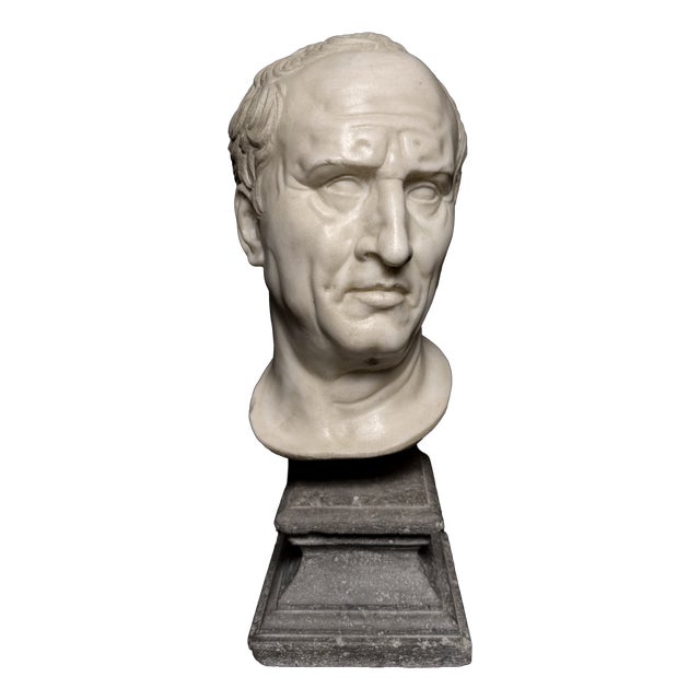Head of Marcus Tullius Cicero, Late 18th Century, Marble For Sale