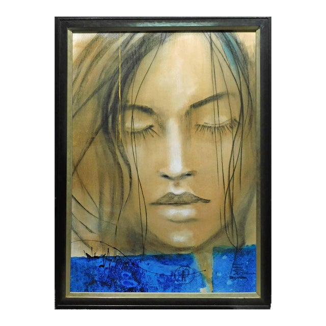 Andre Desjardins "The Month of August "Original Oil on Canvas Framed Hand Signed For Sale