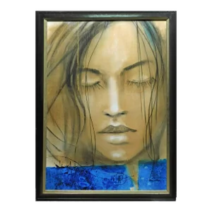 Andre Desjardins "The Month of August "Original Oil on Canvas Framed Hand Signed
