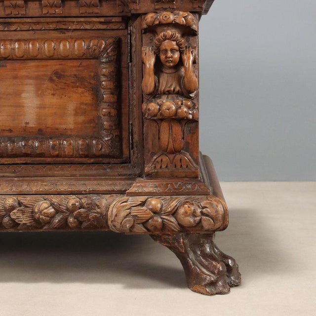 Baroque Chest in Walnut For Sale - Image 10 of 14