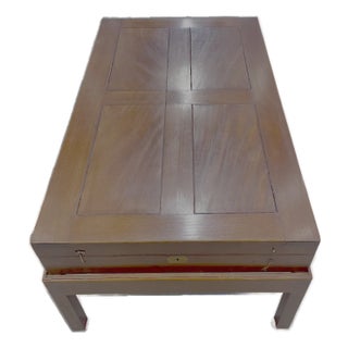 Antique Folding Long Bagatelle Coffee Table For Sale