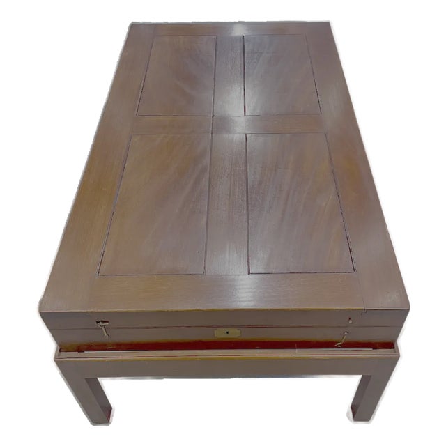 Antique Folding Long Bagatelle Coffee Table For Sale