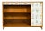 Swedish Modern, Nordens Flora Bookcase, Birch, Floral Lithographs, Sweden, 1940s For Sale