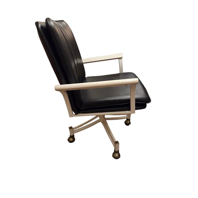 Vintage Milo Baughman Style Directors Chairs Swivel Castors Postmodern Vintage For Sale - Image 17 of 17