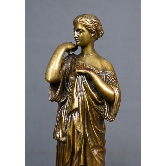 Raingo Frères after Praxiteles, Diana of Gabii, Late 19th Century, Bronze For Sale - Image 16 of 18