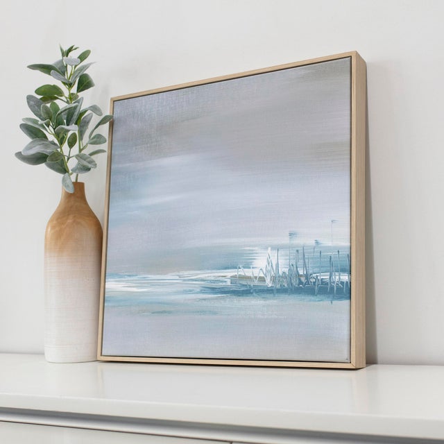 Not Yet Made - Made To Order Framed Canvas Print Set - Scape No. 3 and No. 4 - Set of 2 For Sale - Image 5 of 8