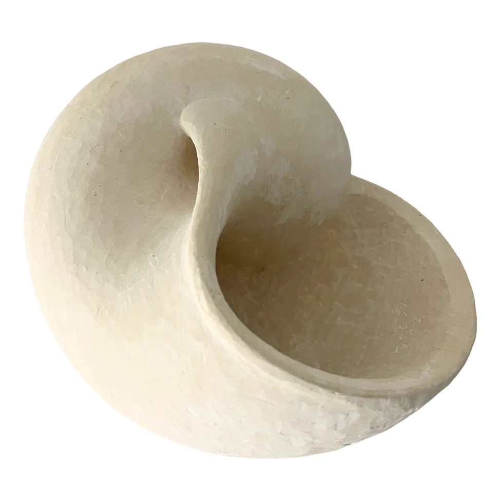 Roger Denton, Large Hand Carved Shell Sculpture, 2000s, Limestone ...