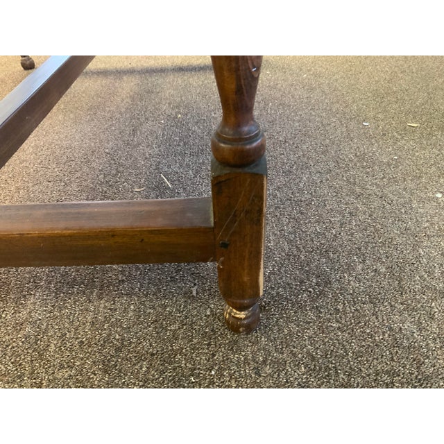 Late 20th Century Replica of Early American Tavern Table For Sale - Image 4 of 13