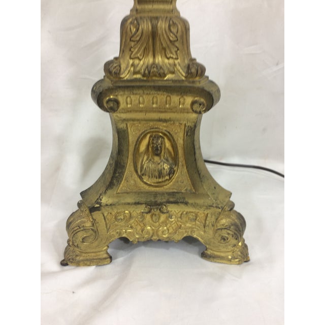 19th Century French Pricket Lamps - a Pair For Sale - Image 9 of 10