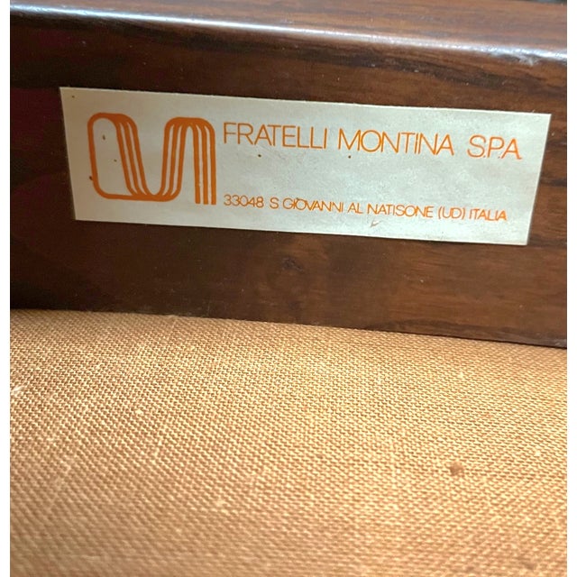 Mid-Century Dining Table and Chairs by Silvio Coppola for Fratelli Montina, Italy, 1970s, Set of 4 For Sale - Image 11 of 15