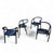 Wood Otto Chairs by Werther Toffoloni for Ibis, 1981, Set of 4 For Sale - Image 7 of 18