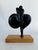 Late 20th Century Vintage Modernist Bronze Sculpture Mounted on a Wood Base Latin-American School For Sale - Image 5 of 12