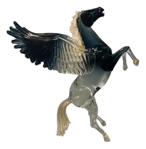 Pegasus Figure in Murano Glass, 2000s