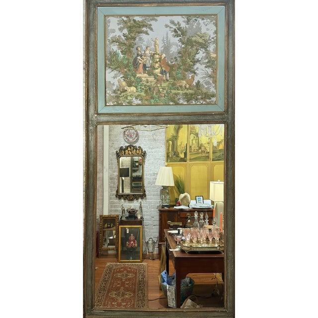 This Antique 19th century French Trumeau would be perfect in a dining room, living room, foyer or bedroom. The French...