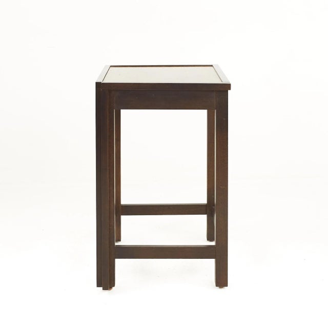 Century Furniture Century Furniture Mid Century Burlwood Side Table For Sale - Image 4 of 10