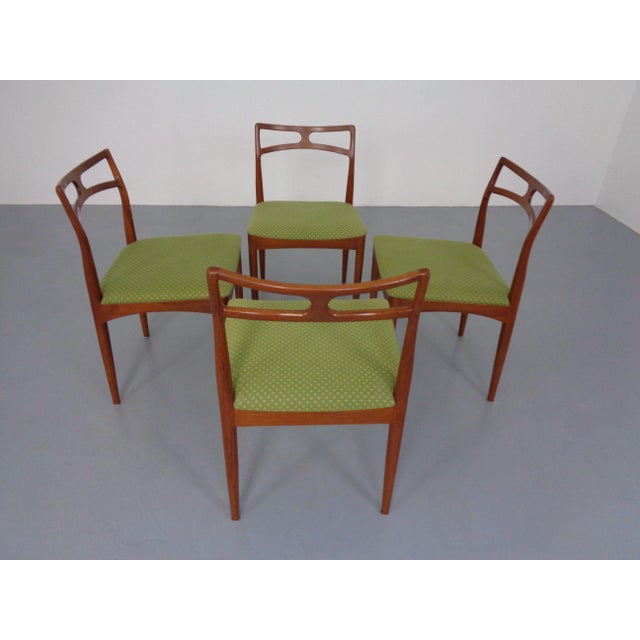 Model 94 Teak Dining Chairs by Johannes Andersen for Christian Linneberg, 1960s, Set of 4 For Sale - Image 17 of 17