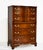 This mid century Georgian serpentine chest-on-chest is crafted from rich mahogany veneer with a warm, high-gloss finish...