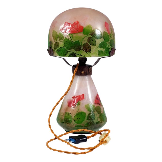 Art Nouveau Table Lamp from Daum Nancy, France, 1905 For Sale
