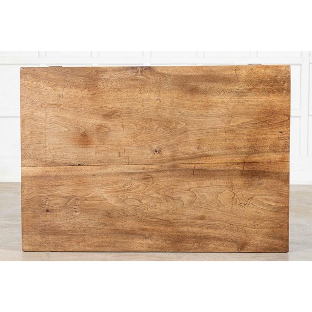 Spanish Walnut and Iron Trestle Table, 1870s For Sale - Image 9 of 16