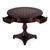 Spritely Home Accent Furniture Fredrik 34 in. W Round Wood Pedestal Base Game table, Cherry For Sale - Image 4 of 8