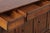 Wood English Hand Crafted Distressed Oak Sideboard Cabinet For Sale - Image 7 of 16