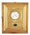 Gilded Wooden Wall Clock For Sale