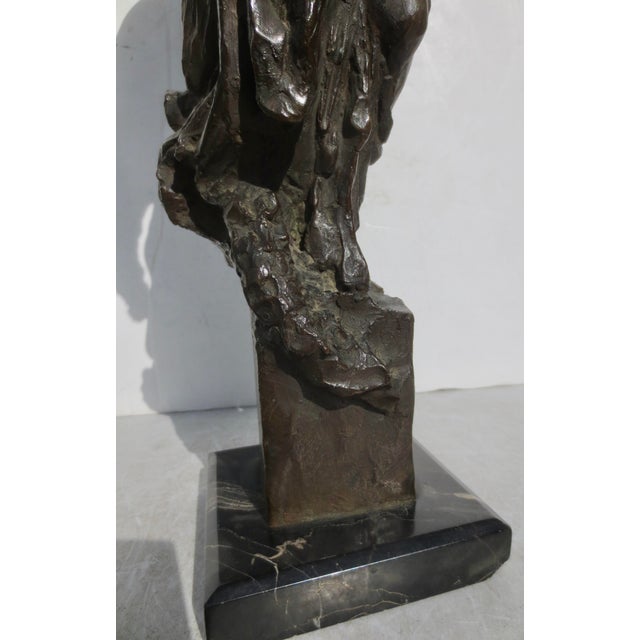 Italian Bronze Allegorical Figure by A. Stagliano Circa 1920 For Sale - Image 4 of 16