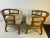 Mid-Century Modern 1960s Mid Century Modern Wood Dining Chairs on Casters - Set of 4 For Sale - Image 3 of 9