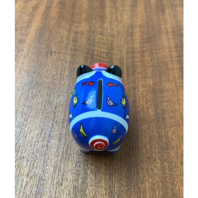 Small Postmodern Piggy Penny Bank by Ambrogio Pozzi & Sieger Design for Ritzenhoff For Sale - Image 11 of 17