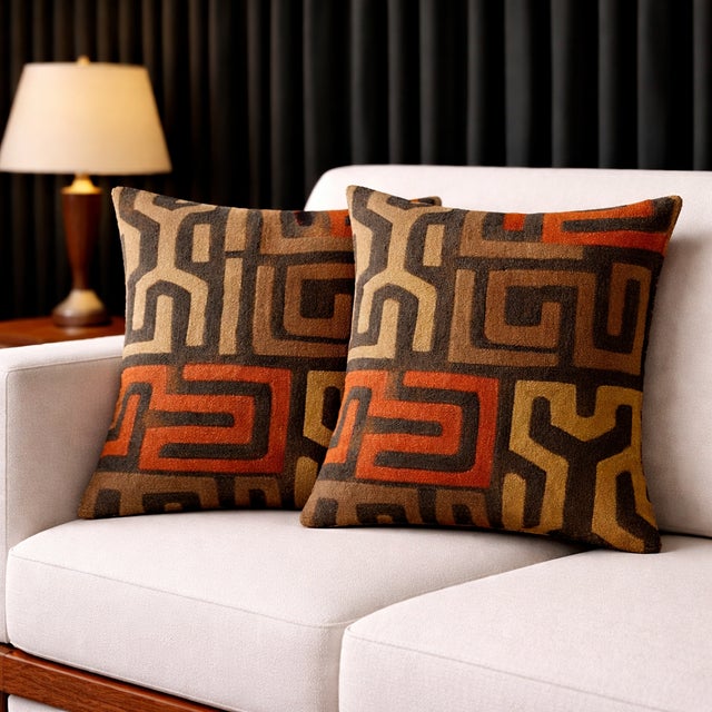 2020s Exquisite Luxury Arts & Crafts Sofa Cushions / Pillows For Sale - Image 5 of 5