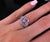 Late 20th Century 2.02ct Gia Ceylon No Heat Pink Sapphire 1.00ct Diamond Platinum Ring Size 5.25 For Sale - Image 17 of 18