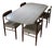 Vintage Travertine Dining Table, 1960s For Sale