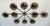 Italian 21st Century Dieci Satin Black Nickel Smoky Murano Flush Mount by Fabio LTD For Sale - Image 3 of 6