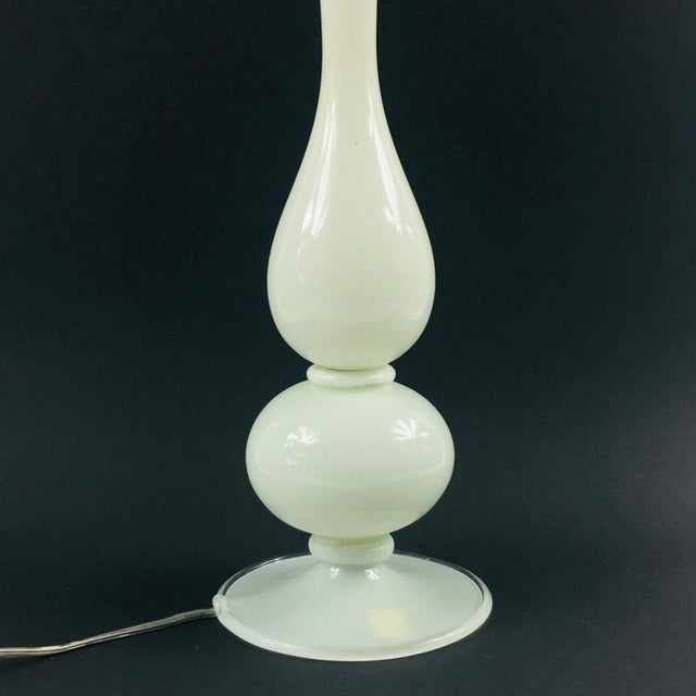 Large Mid-Century Murano Glass Table Lamp from Barovier & Toso, Italy, 1960s For Sale - Image 6 of 13