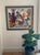 Original oil on canvas, signed and dated 1996. Post-Cubist composition — fragmented figure, coffeepot, tabletop objects....