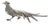 Vintage Italian Handmade Genuine Silver Pheasant Figurine by Raspini Gioielli, 1960s For Sale