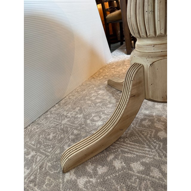 Sunrise Home French Provincial Pedestal Breakfast Table For Sale - Image 9 of 12